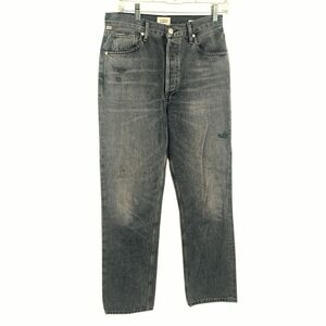 Citizens Of Humanity Button Fly Sabine 28 Black High Rise Premium Vintage Jeans